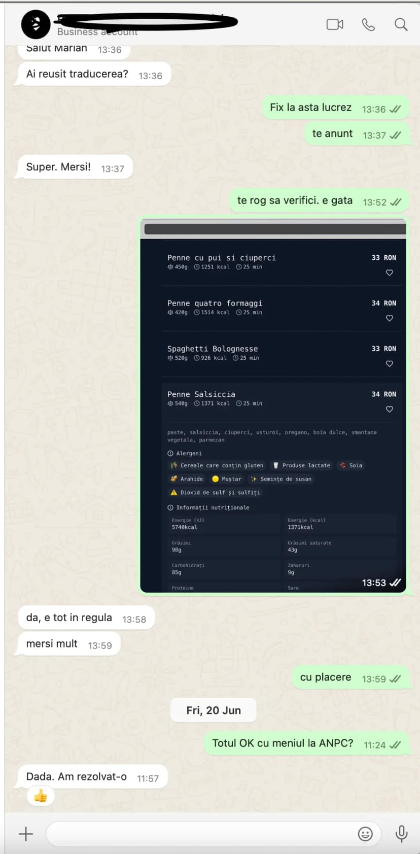 Controlul ANPC trecut cu bine